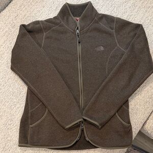 The North Face Olive Full-Zip Jacket